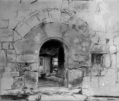 Le Ponterrin arch - by Edmund Blampied