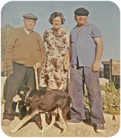 Mike, Emilienne and Edmund Le Clercq, 1968