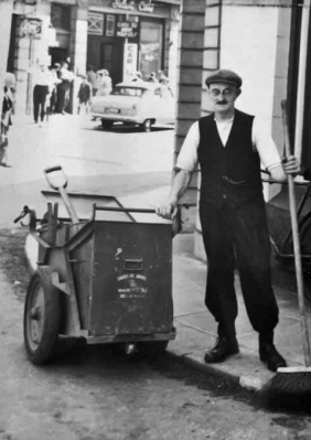 Road sweeper Eric Thomas Moignard