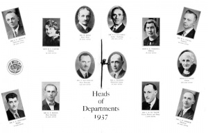 Voisin's department heads in 1937