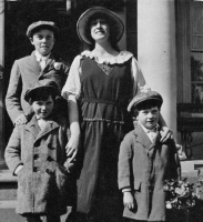 Desiree with her three sons