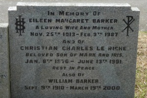 Barker - Mont a l’Abbe cemetery