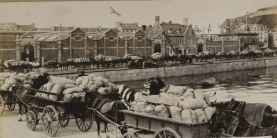 Kitbags transported around the harbour