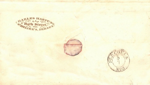 ... and this one from Jersey to Hamburg in 1841 ...