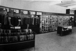 Menswear department in 1965