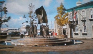 Liberation Square, created to celebrate the 50th anniversary of the Liberation