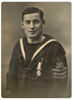 Petty Officer Francis Le Ber, DSM, joined the Royal Navy in 1903 and was one of only two Jersey recipients of the Distinguished Service Medal and Bar. He was born in Grouville in 1886, the son of washerwoman Jeanne, who is shown as head of household in the 1901 census, but married. We do not know the identity of Francis' father or what happened to him. PO Le Ber was first awarded the DSM in August 1918 when he recovered an important gun while under heavy machine gun fire on the River Dwynn in north Russia. The following month he was awarded a Bar to the DSM, for leading a party of his comrades to attack a Bolshevik armoured train, forcing it to retreat