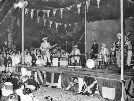 Hank Terry and the Mainliners in St Andrew's Park in the 1960s