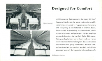 Jersey Airlines 1960 brochure