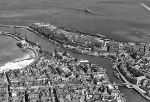 Aerial view in the 1960s