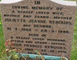 Rebours - St Peter parish cemetery