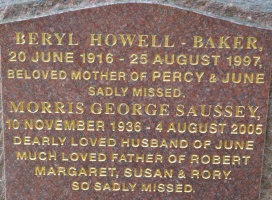 Howell-Baker - St John’s Church cemetery