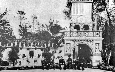 The memorial arch to Prince Albert