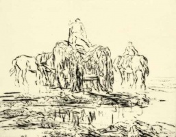 'Low tide Jersey', vraicing, sold in 2011 for £1,125