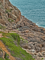 A path was constructed round to the cave in Victorian times