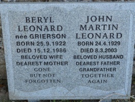 Leonard - St Ouen parish cemetery