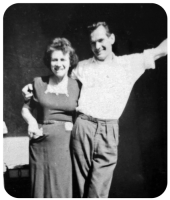 Gordon Parker (1929-) and his mother, Nellie Louise