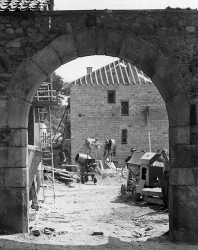 when a small housing estate was built