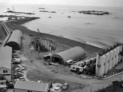 July 1973 - Increasing activity on the La Collette shore