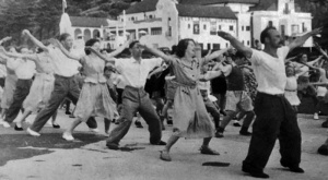 PT on the beach in 1950