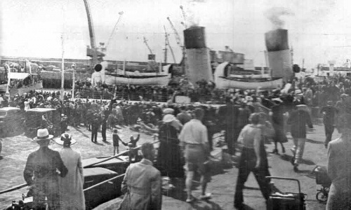 Jersey reservists head for the mailboat