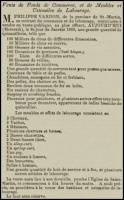 Philippe Vardon, of St Martin, advertised his retirement and the continuing sale of his equipment in Chronique de Jersey in 1850