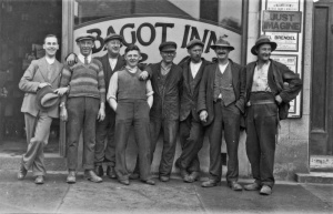 Bagot Inn regulars in the 1930s