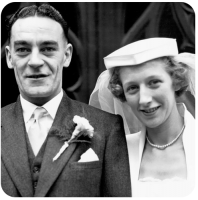 Rodney James and Simonne Guegan, nee Vautier, 1953