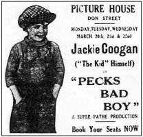 1922 advert for the Picture House