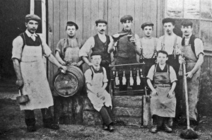Brewery staff in 1900