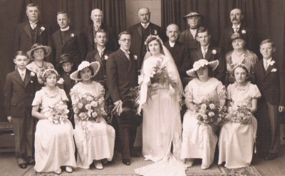The wedding of Philip Edward and Beatrice Lydia Messervy