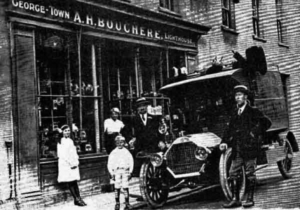 Oil merchant Arthur Henry Bouchere's Lighthouse business at Georgetown