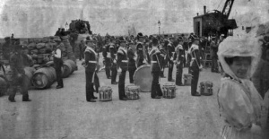 A band on the New North Quay