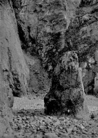 Pinnacle rock at Les Reuses