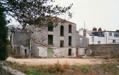 Chandos House, Rue de Galet, built for Newfoundland merchant and Justice of the Peace Thomas Renouf (1819- ) and wife Marie Starck; demolished for the construction of a more compact modern house