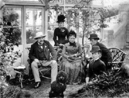 A conservatory portrait by Baudoux