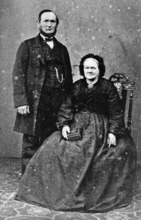 Charles and Rachel de Gruchy, nee Le Gresley, of Bannelais (Tr) (Yvonne Le Riche)