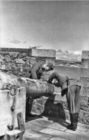 Propaganda picture at Elizabeth Castle