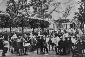 The school band at Samares Manor in 1971