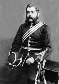 Philip Henry de Gruchy (1843-1899), Lieutenant, later Major, Militia (Philip Hugh de Gruchy, England)