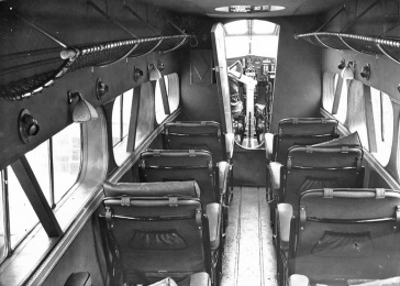 DH 86 cabin in 1935