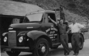 A JEC lorry at Bonne Nuit in the 1950s