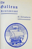 1948 advert for Galleon Restaurant