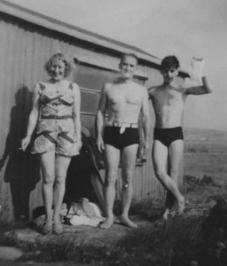 Pat Oxenden, Colin and Jim Falla in the 1950s