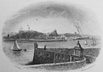 Fort Regent viewed from Elizabeth Castle