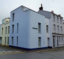 The Eagle public house was here