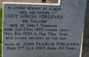 Forgeard - St Ouen parish cemetery