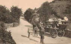 An excursion car visits Rozel