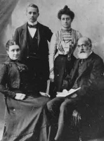 George Deslandes junr., with Bridget, Albert Le Feuvre Deslandes (1881-1932), and Ethel (1880-1933)