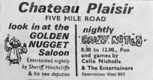 Chateau Plaisir, 1971